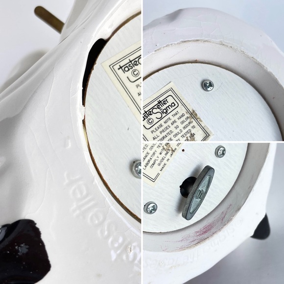 Rare Vintage Taste Setter by SIGMA Pierrot with Heart Ceramic Clown Music Box - Picture 17 of 17